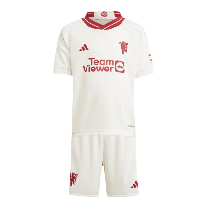 Kids Manchester United 2023/24 Third Away Kit Jersey & Shorts Set