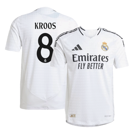 Toni Kroos Real Madrid 2024/25 Home Player Version Replica Soccer Jersey