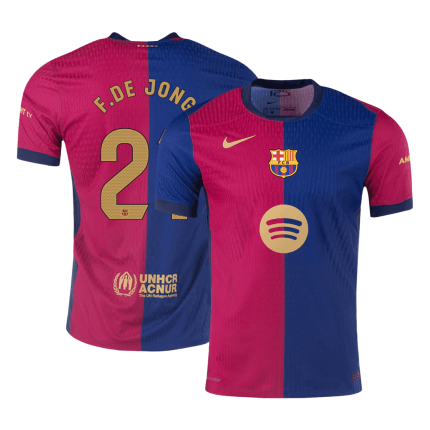 Men's FC Barcelona Home Replica Jersey 2024/25 - Frenkie de Jong #21 - Nike