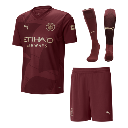 Men's Manchester City 2024/25 Third Away Replica Full Kit (Jersey, Shorts, Socks)