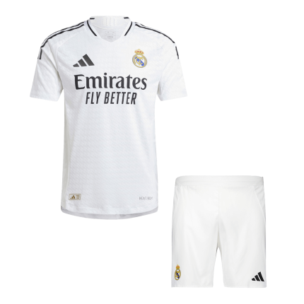 Men's Real Madrid 2024/25 Home Replica Soccer Jersey & Shorts Kit
